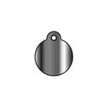 Metal Tags - Round - Blank 1 x 1 - Hole Size 7/64